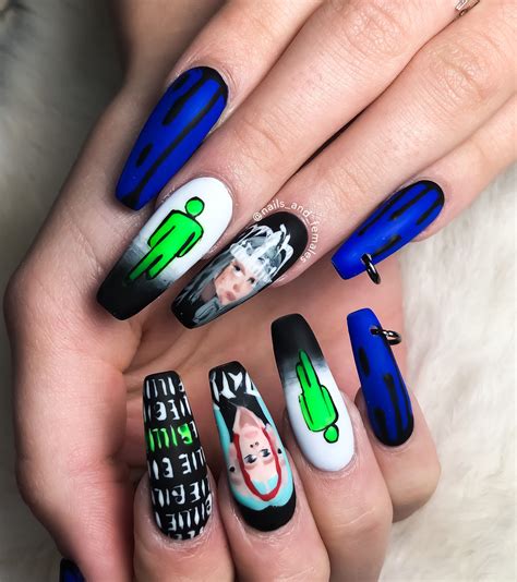 billie eilish nails design